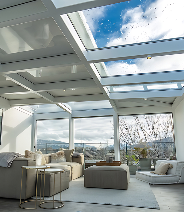 سقف متحرک شیشه ای