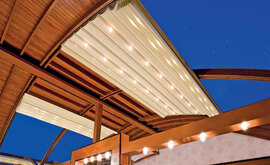 سقف متحرک قوسی 